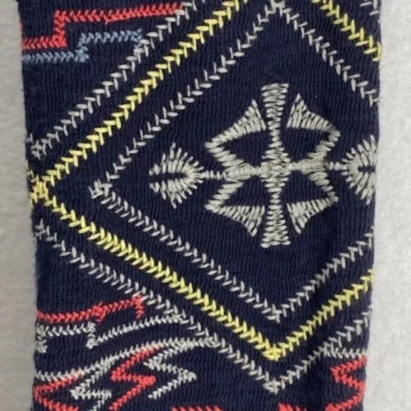 Johnny Was Spleo Embroidered Patchwork Cardigan Kimono Jacket Pockets Size M - Picture 8 of 8